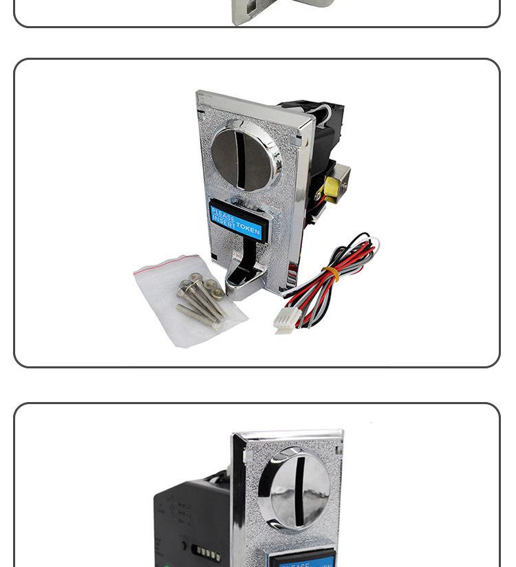 616 Multi-Currency Coin Acceptor for Vending and Claw Machines (Accepts 1 Yuan, 5 Jiao, and Foreign Coins)