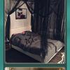 Sexy Mosquito Net Palace Four Door King/Queen Double Size Home Single  Bed Prevent Insect Outdoor Square Grace White Canopy Net
