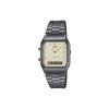 Youth Series Square Dial Dual Display Business Fashion Retro Casual Quartz Movement Men Watches White AQ-230GG-9A