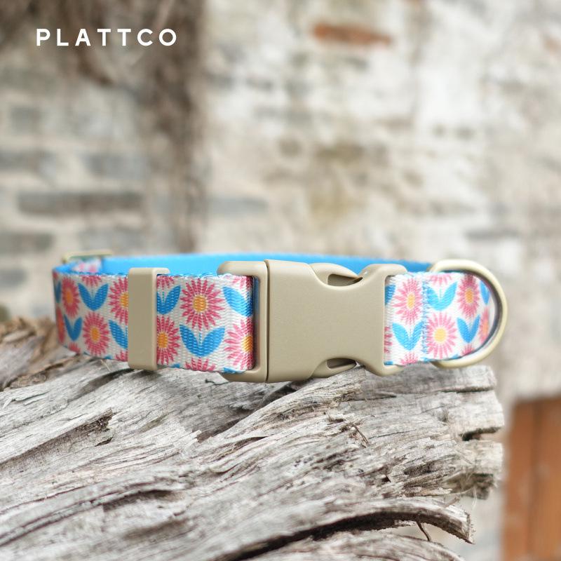 PLATTCO PDC358 Модный нейлоновый ошейник для собаки M 2.5cm (42-48cm)