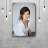 Famke Janssen Retro Vintage Tin Sign Poster Decorative Plaque Metal Plate Wall Decor
