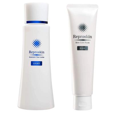 Medicated Reproskin LIGHT AC Clear Lotion 100mL Facial Cleanser 100g for Red for Red for Ages 15 and for Adolescent for Acne Fruit Salicylic