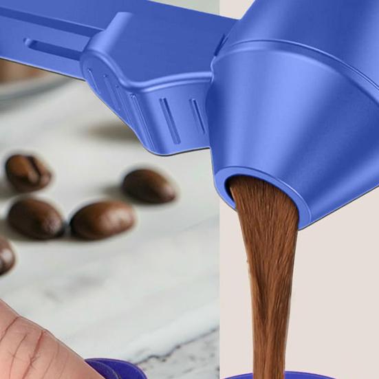 Coffee Spoon Funnel for Reusable K Type Cup Pods 2 Tablespoon Capacity Neat Tea Bag Filler Spoon Coffee Measuring Spoon for Ground Coffee Protein