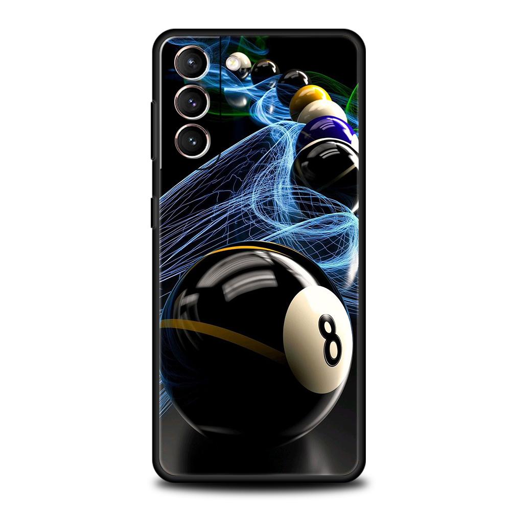 Phone Case Cover for Samsung Galaxy S25 Edge S24 S23 S22 S20 S21 FE Ultra S10 S10E Plus Soft TPU Billiard Fashion Brand Number