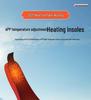 Smart Unisex Heating Insoles with APP Control & USB Charging