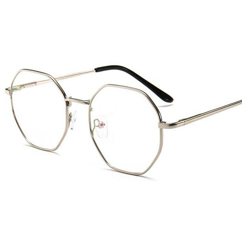 Regular Polygon Women Men Glasses Lady Premium Retro Myopia Optical Mirror Eyewear -0.5 -1.0 -1.5 -2.0 -2.5 -3.0 -3.5 -4.0