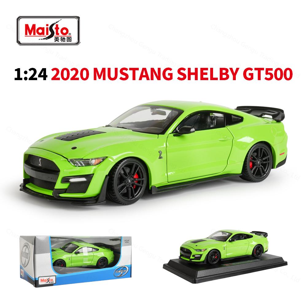 

Майсто 1:24 2020 Mustang Shelby GT500 Оранжевый Статические Литые Автомобили Коллекционная Модель Автомобиля Игрушки Подарочная коллекция зелёный