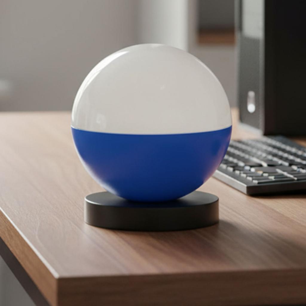 2.7In Ultrasound Crystal Ball Video Player WIFI 3D Memory Orb Creative Display Sphere Lamp DIY Gift for Anniversary Birthday