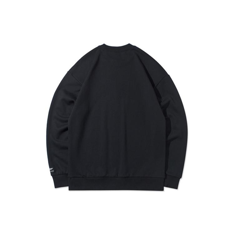 Li Ning Sportmode Kollektion Sweatshirt Herren Schwarz AWDQD01-7
