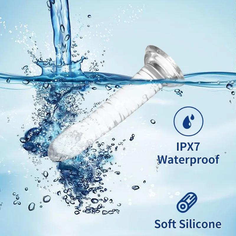 Dildo Anale Forniture per Adulti Gode Pene Cavallo Dilido Silicone Liquido Sesso Porno Giocattoli Sessuali Dildo Realistico Enorme per Donna