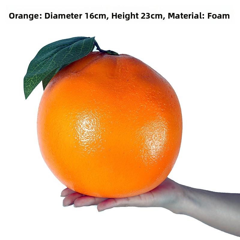 Large Size Simulation Fruit Vegetable Pumpkin Model Kitchen Cabinet Decoration Children's Photography Toy Realistic Strawberr...