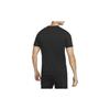 Nike Lebron Patterned Print Knitted Casual Short Sleeve T-Shirt Men Tops Black DQ1884-010