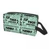 Custom Dance Rhythmic Gymnastics Travel Cosmetic Bag for Women Makeup Toiletry Organizer Lady Beauty Storage Dopp Kit