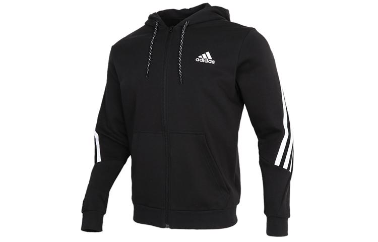 Adidas Jackets Men s Black Hooded Moderate Other GM6895