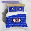 Cruz Azul Themed 3pcs Bedding Set Duvet Cover Closure Includes 1 Duvet Cover & 2 Pillowcases for All Seasons Bedroom Home Dorm Decor