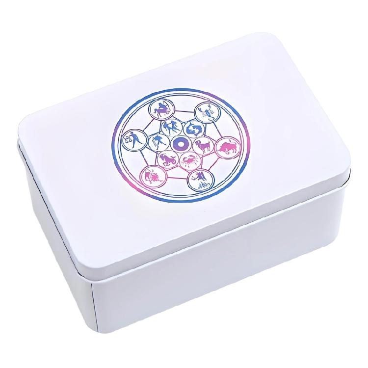 Portable Metal Playings Card Box Money Coin Carry Box Candy Case Business Tarots Storage Box For Home Use