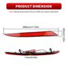 2PCS LED Rear Bumper Reflector Tail Brake Stop Light For Tesla Model S 2012-up Brake Light/tail Light/rear Fog Light/turn Lamp