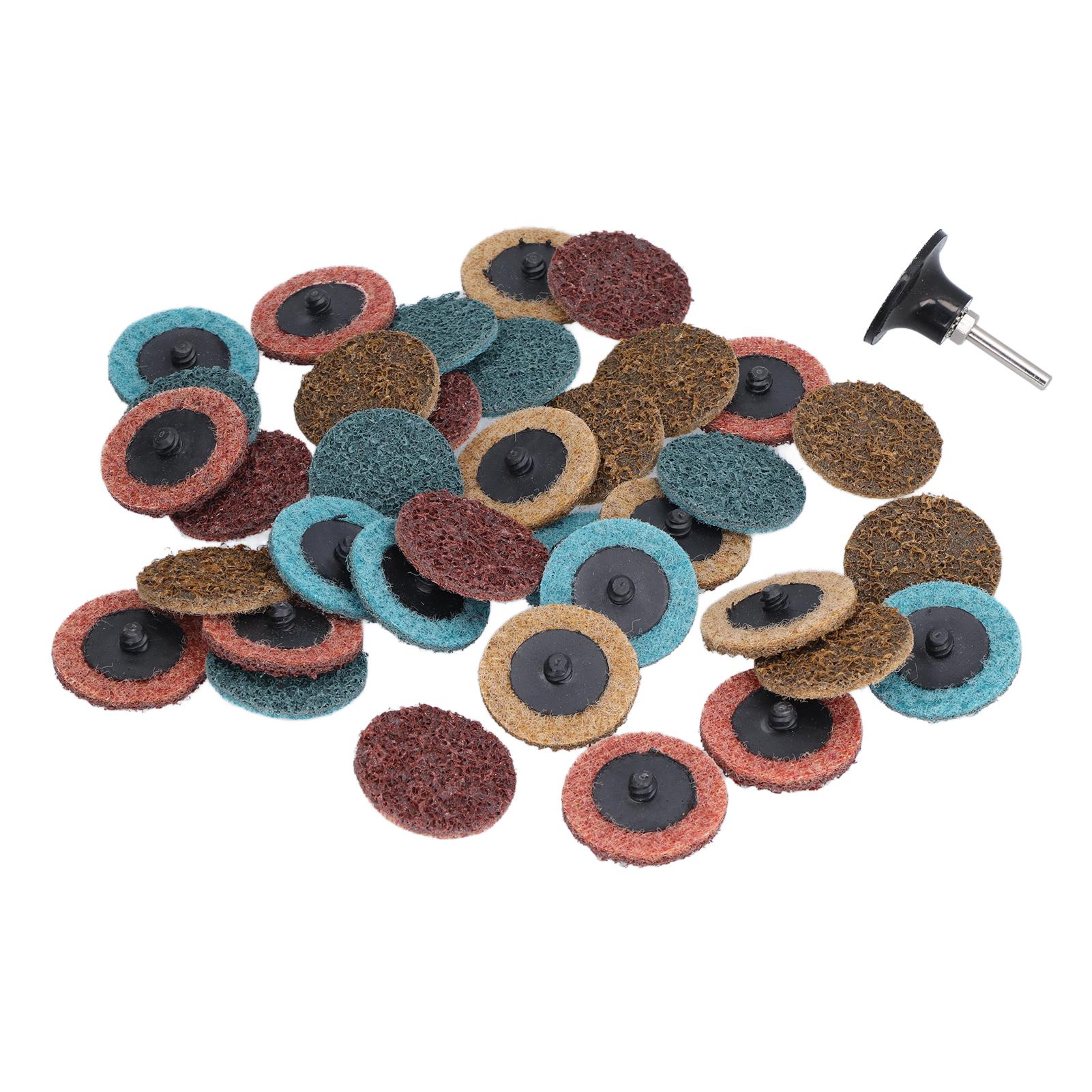 

37Pcs 2 Inch Sanding Discs Coarse Change Discs Surface Conditioning Discs Set for Die Grinder