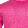 Nike Logo V-Neck Straight Cut Short Sleeve T-Shirt Women Tops Pink DO6768-684