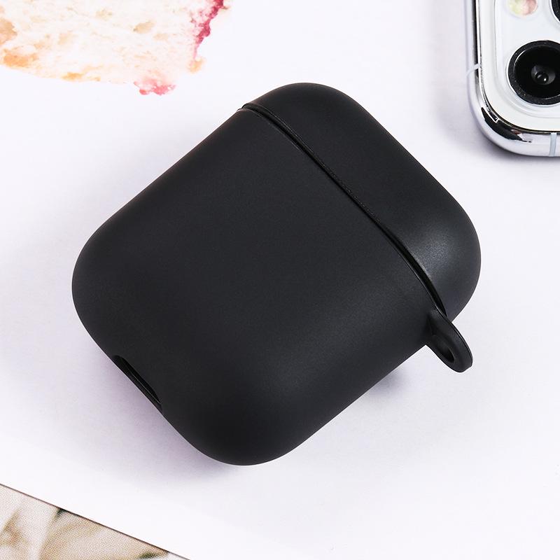 Frosted TPU Black Material White for Apple Bluetooth AirPods 1 /2 Generation Pro3 Generation Earphone Case Soft Cover