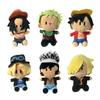 One Piece Plush Toy Japanese Anime Luffy Zoro Ace Sabo Character Pendant Doll Padding Classic Cute Beautiful Gift For Kid Toy
