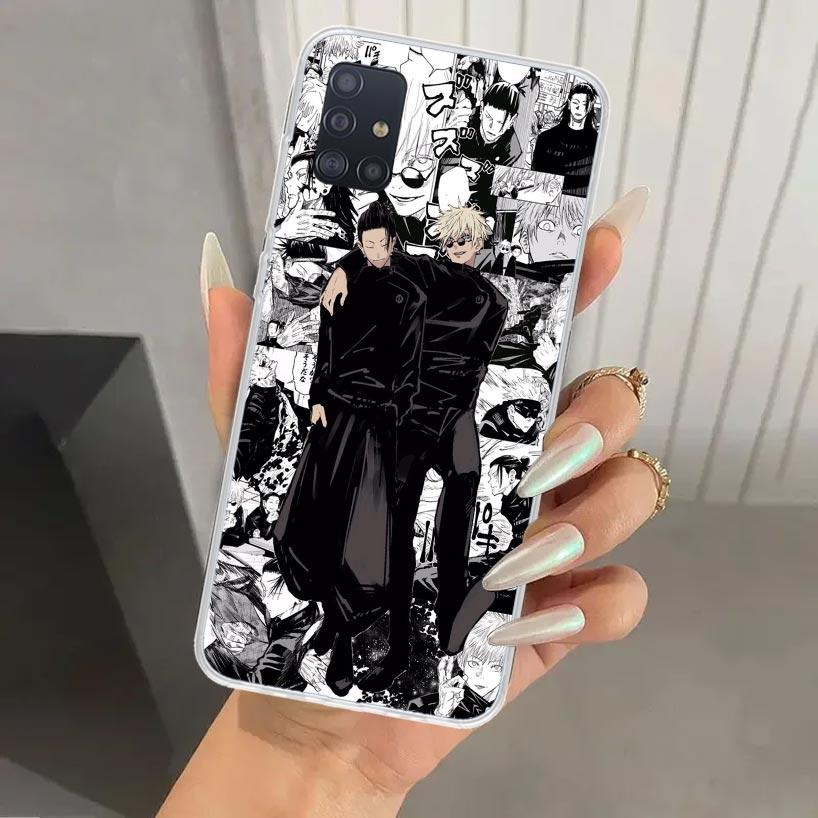 Jujutsus Japan Anime Phone Case for Samsung Galaxy A52 A32 A22 A12 A02S A50S A30S A10S Note 20 Ultra 10 Plus S10 A31 A20 A71 A72