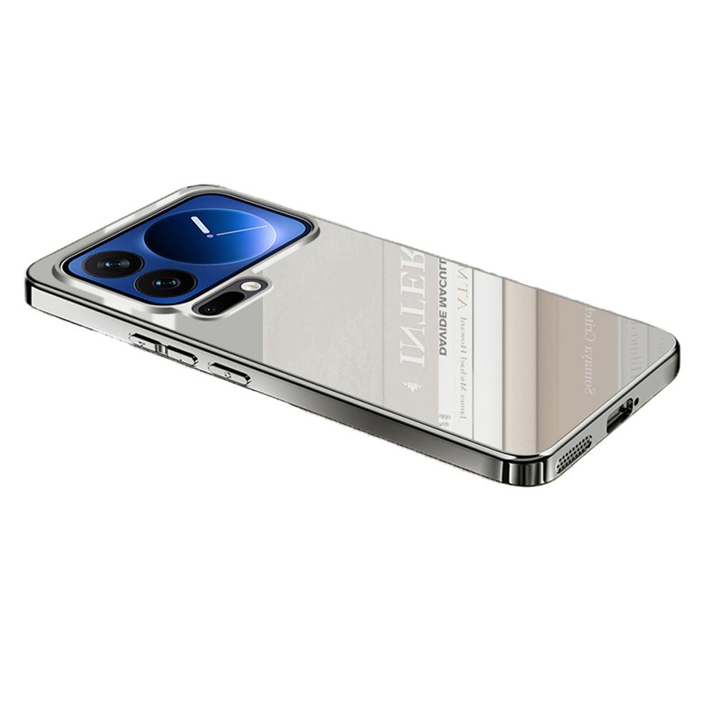 For Xiaomi 17 Pro Max Case Electroplating PC Phone Back Cover with Camera Lens Protector