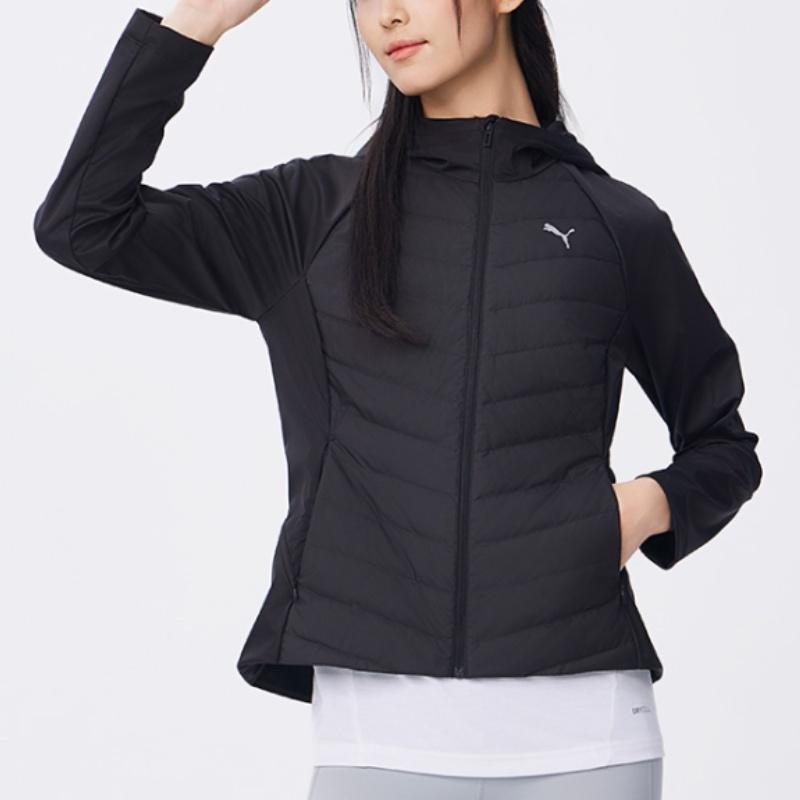 Puma Down Jackets Women's Black Hooded Moderate Other 527171-01