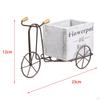 Flower Basket European Style Decoration Handmade Iron Wood Storage Box Unique Container for Wedding
