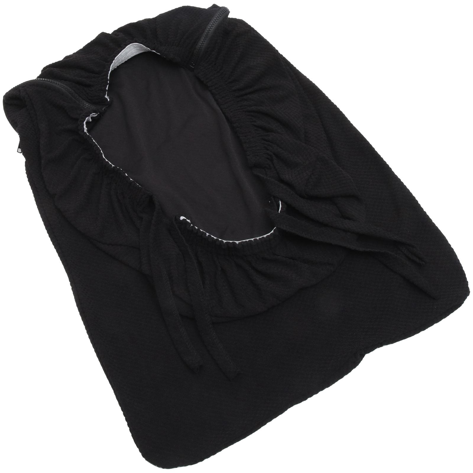 

Office Chair Cover Black Size M Stretchable Fabric Desk Chair Protector Reactive Dyeing Machine Washable Elastic Seat Back