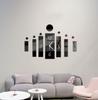 Acrylic Mirror Sticker Digital Wall Clock Mirror Wall Clock Decals Sticker