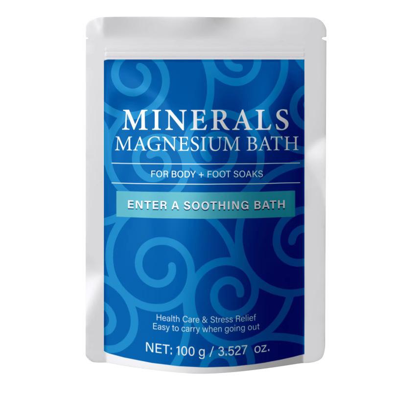 Płatki do kąpieli magnezowych Sole mineralne do kąpieli Peeling do ciała Minerały do kąpieli relaksujących mięśnie, Naturalne minerały Sól kąpielowa