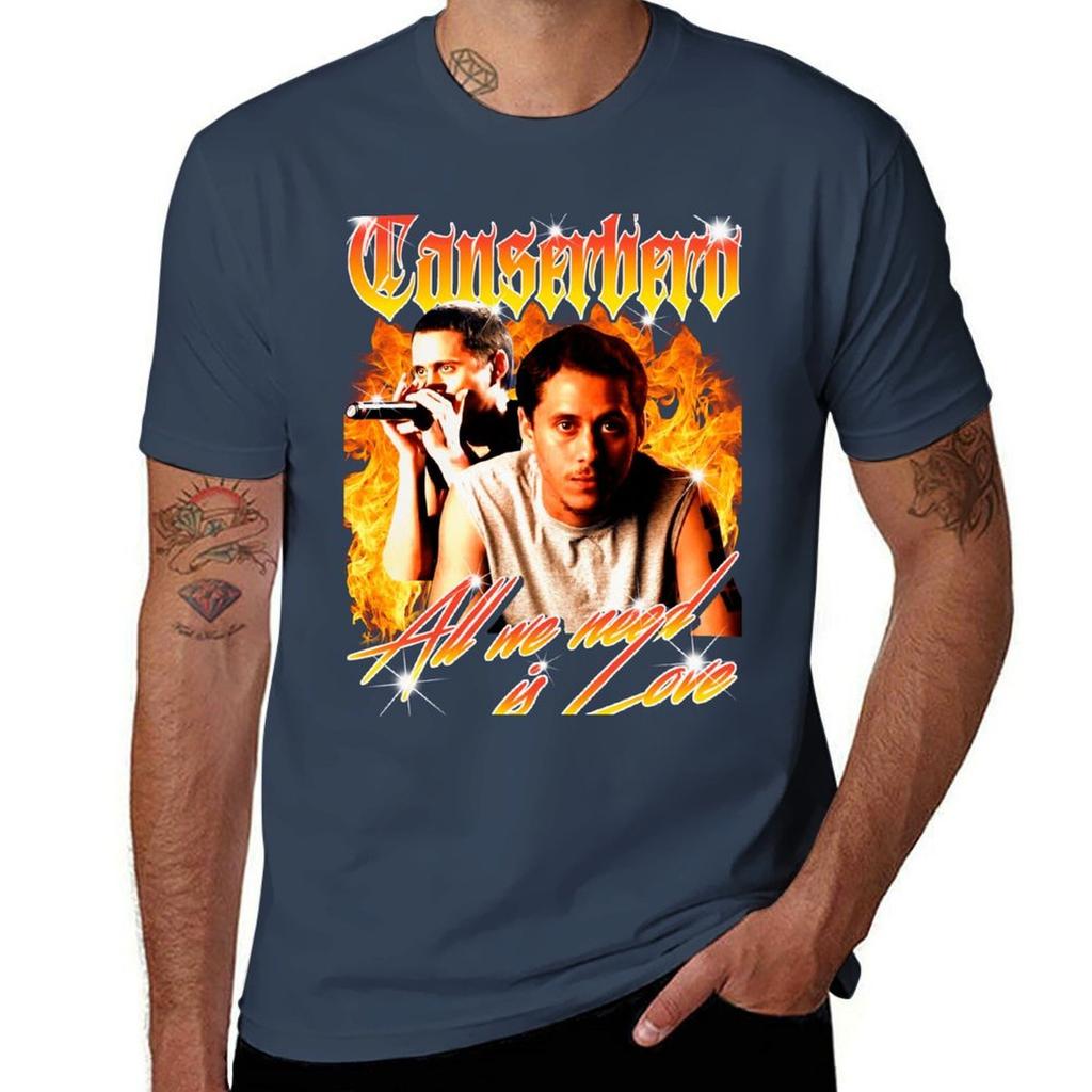 Canserbero Vintage Retro Design TShirt Big and Tall Casual TShirt