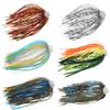 5 Bundles Silicone Jig Skirts DIY for Rubber Fishing Bass Jig Lures 88 Strands Fishing Bait Accessories Fishing-Lures