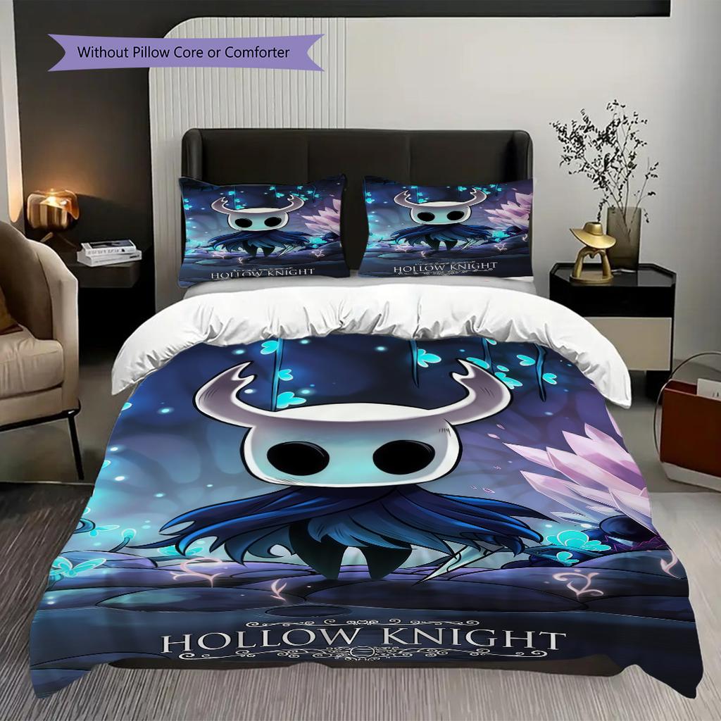 Hollow Knight Journey Through Underworld Bedding 1 Duvet Cover 2 Pillowcase Without Core Bedding Set Duvet Cover And Pillowcase