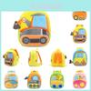Entzückender Kinder Plüschrucksack mit Cartoon Bagger Design für Kleinkinder und Kindergarten