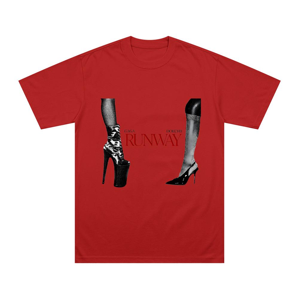 

Lady Gaga X Doechii Runway New T-shirts Men Women Short Sleeve 100Cotton Tees Streetwear Y2k Anime T-shirts Movie Music Tees Summer Tops Anime T-shirt XS червоний