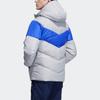 Adidas Geacă de puf cu glugă colorblock pentru bărbați Geacă Gri H20791