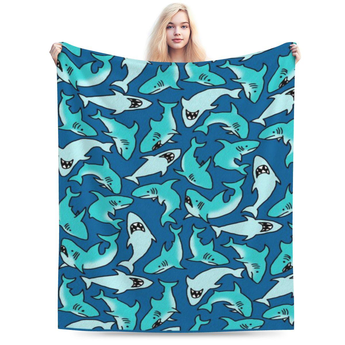 

Shark Bait Personalized Comfortable Decorate Home An UltraSoft Micro Fleece Blanket 75x100cm 30x40in