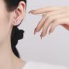 Stud Earrings Female Color Zircon Butterfly Earrings Little Fairy Temperament Trend Foreign Gas Earrings