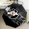 1PC CR Vasco Da Gama Printed Umbrella Folding Umbrella, Automatic Umbrella 8-Frame for Travel, Camping Fan Gifts Christmas Gifts