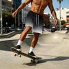 Men's Loose Shorts with Pockets, Quick-Dry Lightweight for Gym Training Beach