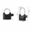Waterproof Siren Alarm Padlock Anti Theft Heavy Duty Bicycle Lock Rust Proof High Security Alloy Alarm Lock Vehicle Safety