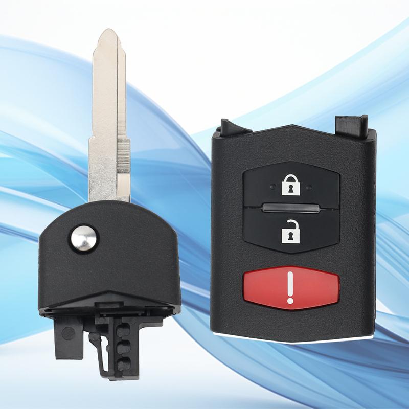 Leo For Mazda 2 3 5 6 8 CX-7 CX-9 MX-5 BGBX1T478SKE125-01 SKE126-01 CC43-67-5RYC Fob  Flip Remote Car Key 315/433Mhz 4D63 Chip