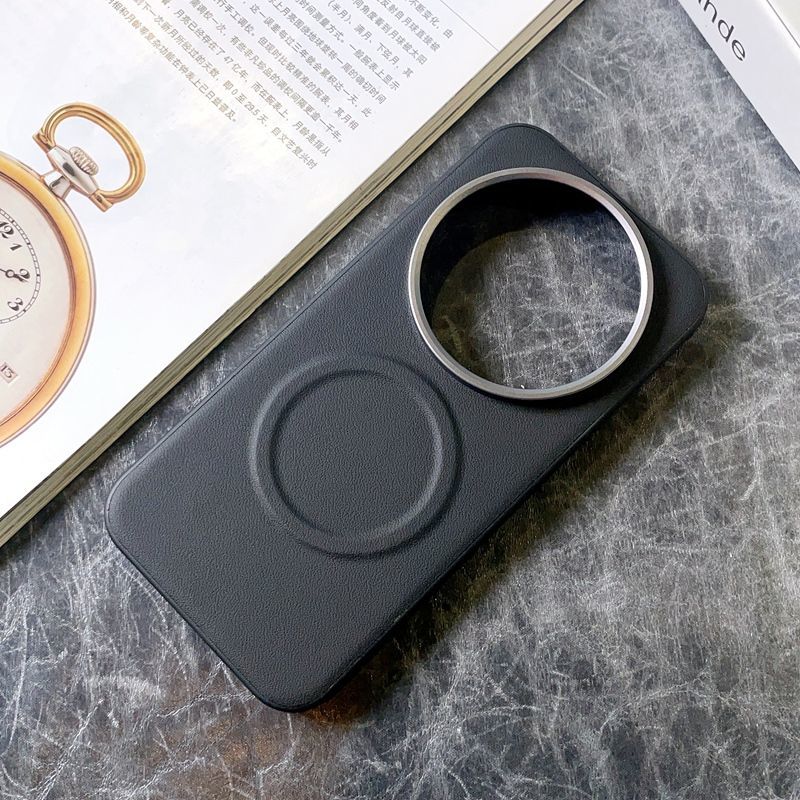 For Xiaomi Mi 17 Ultra Case Luxury Vegan Leather Magnetic MagSafe Protective Back Cover For Xiaomi Mi 17 15 14 Ultra Phone Shell