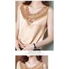 Fashion Lace Camisole Vest for Women In Summer, Satin V-neck Undershirt for Outerwear, Suit for Undersized Sleeveless Top