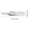 Stainless Steel Fishing Line Tweezers Cutter Lures Rings Loop Opener Quick Split Rings Opener Mini Size Fishing Pliers