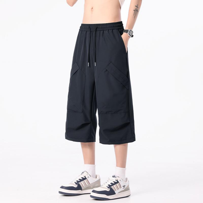 M-8XL Herren Eisseide Schnelltrocknende Shorts: Leichte, atmungsaktive, kühlende Sommer- Cargohosen für 2026.