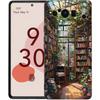 Luxury TPU Phone Case For Google Pixel 9 8 8A 7 7A 6 Pro XL 6A 5G Read Books Illustration Black Soft Back Cover