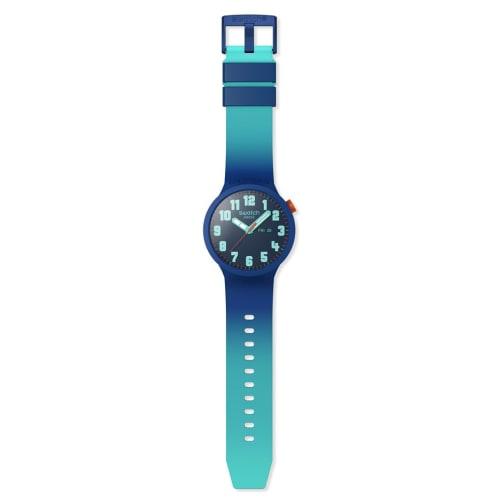 Swatch AQUACHRONO ESSENTIALLY BOLD SB01N700 watch, blue